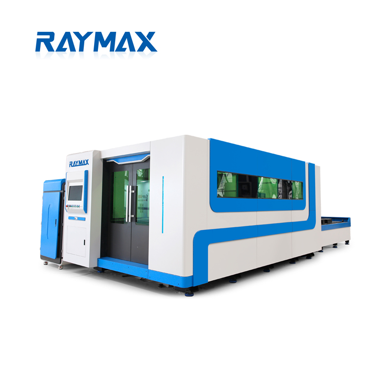 Table d'échange Machine de découpe laser à fibre CNC avec couvercle